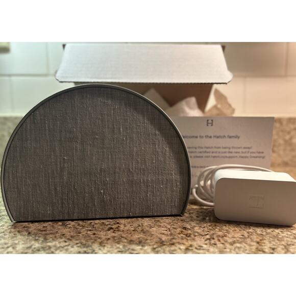 Hatch Restore 2 Sunrise Alarm Clock Sound Machine Smart Light Gray RESTORED
